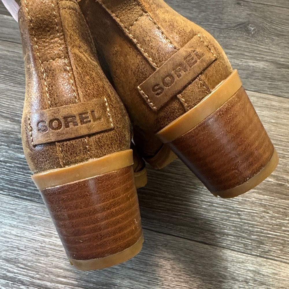 Sorel Brown Ankle Booties woman’s size 36 (j73) - Picture 4 of 9